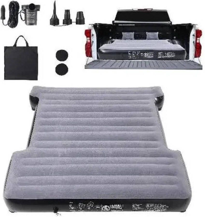 Vevor Comfortabel Opblaasbaar Matras voor Auto Inclusief Elektrische Luchtpomp Ideaal voor Camping Transporttas Inbegrepen