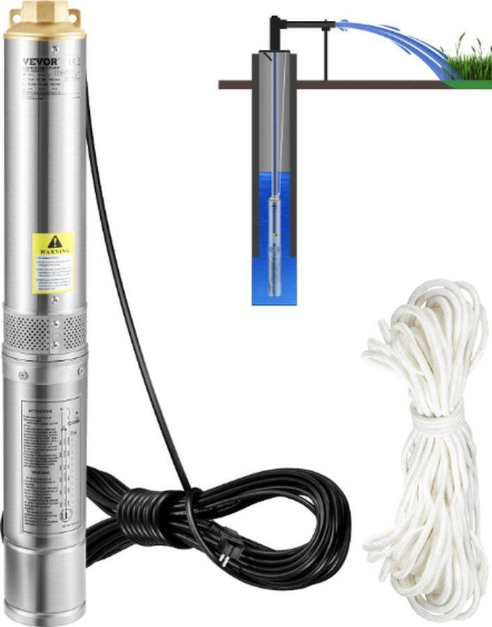 Vevor Dompelpomp Watersproeier Dompelpomp Waterpomp