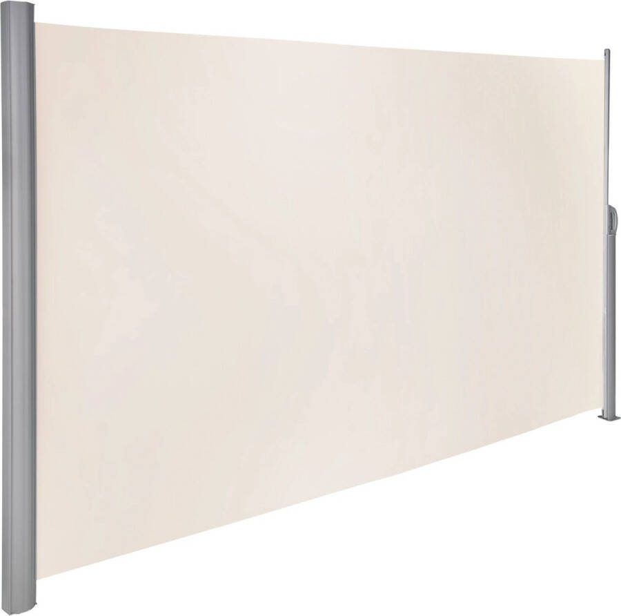 Vevor Intrekbare Zijluifel Privacy Scherm Zonnescherm Windscherm Waterdicht Intrekbaar Aluminium Frame 160x300 cm