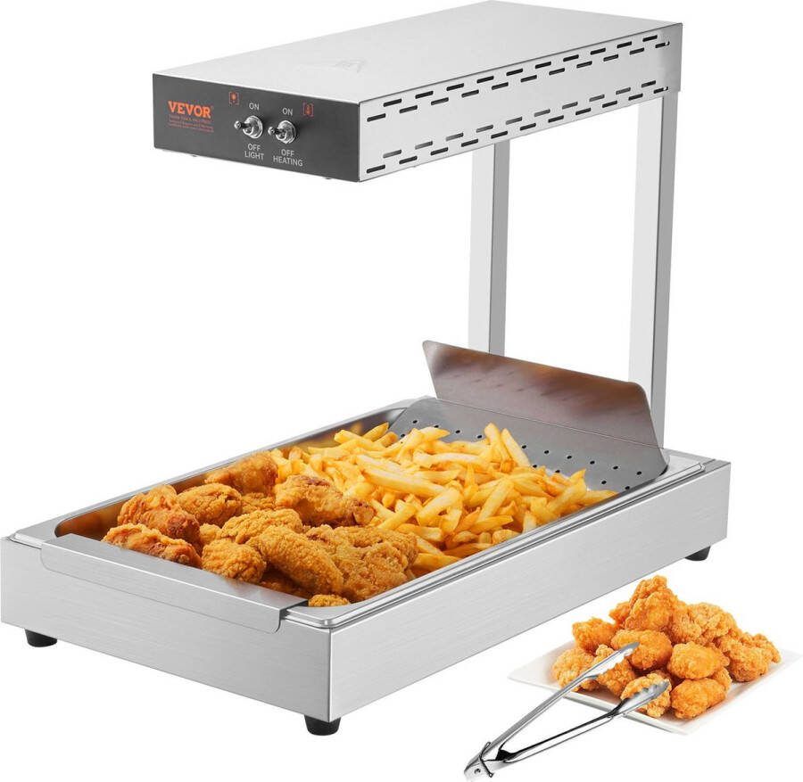 Vevor Jemaison Professionele buffetwarmer Warmhoudplaat Chafing dish Buffetwarmer electrisch Warmhoudbakken 20L