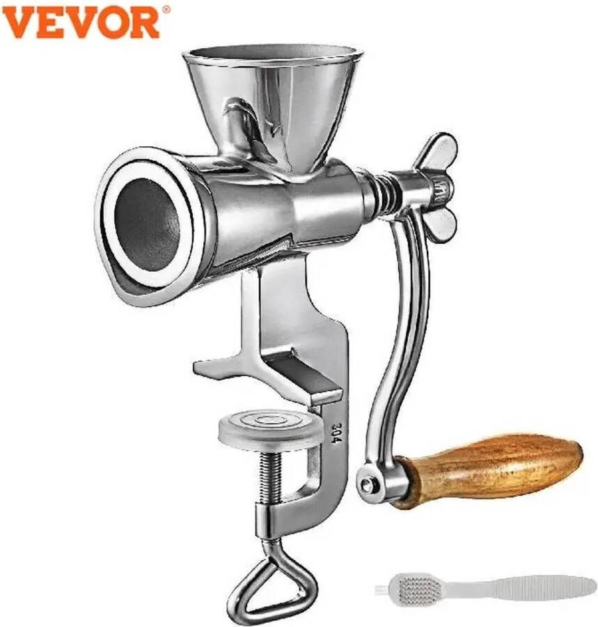 Vevor Koffiemolen Graanmolen – Met Tafelklem Moutmolen – Handmolen Graanmolen Handmatig – Uitstekende Kwaliteit Molen