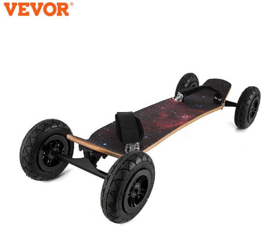 Vevor Mountainboard Mountainboarding Longboard Skateboard 94cm 20cm Wielen Voor Tieners en Volwassenen