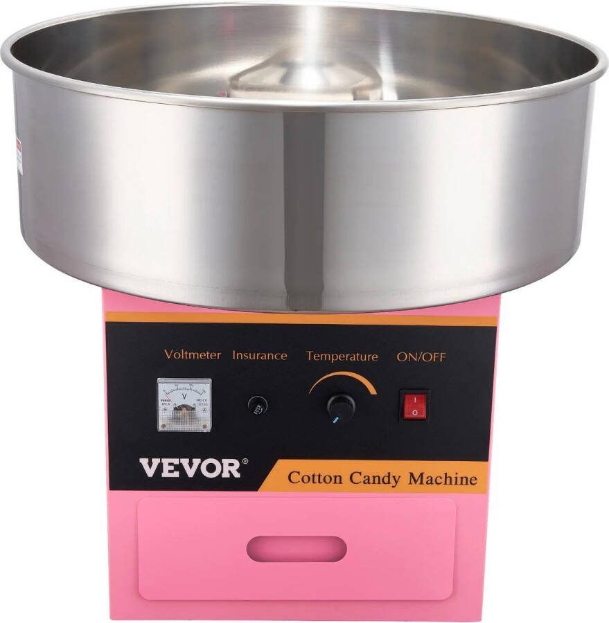 Vevor My North Star- Suikerspinmachine Suikerspin machine Suikerspin Roze Professioneel