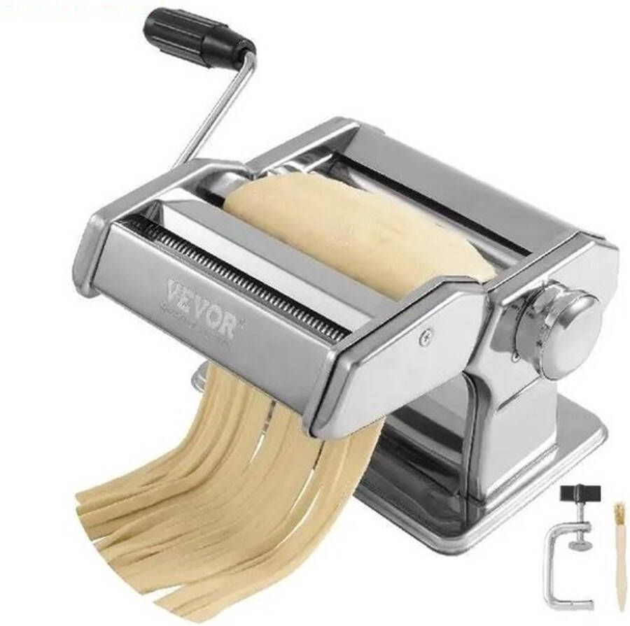 Vevor Pastamachine Roestvrijstaal Snijmachine Verse pasta maken Luxe Keuken