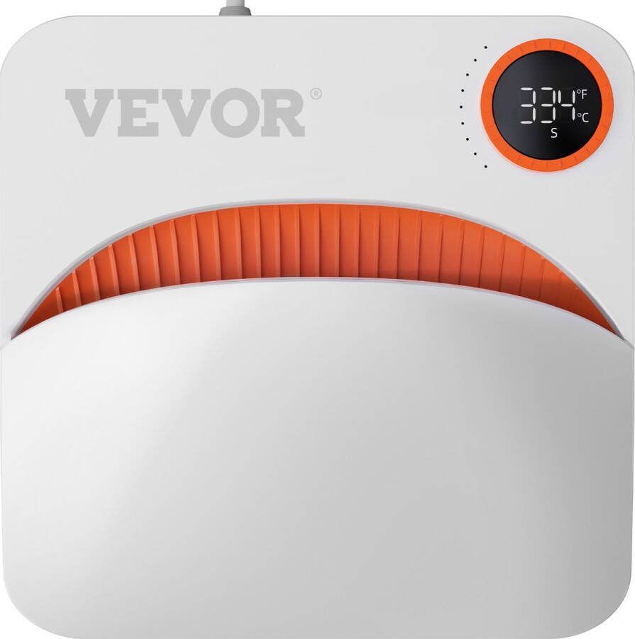 Vevor TwindleShop Vevor Mini Warmte Persmachine Hitte Pers Heat Press Machine Hittepers Transferpers Wit 27 x 27 x 7.7 cm (l x b x h)