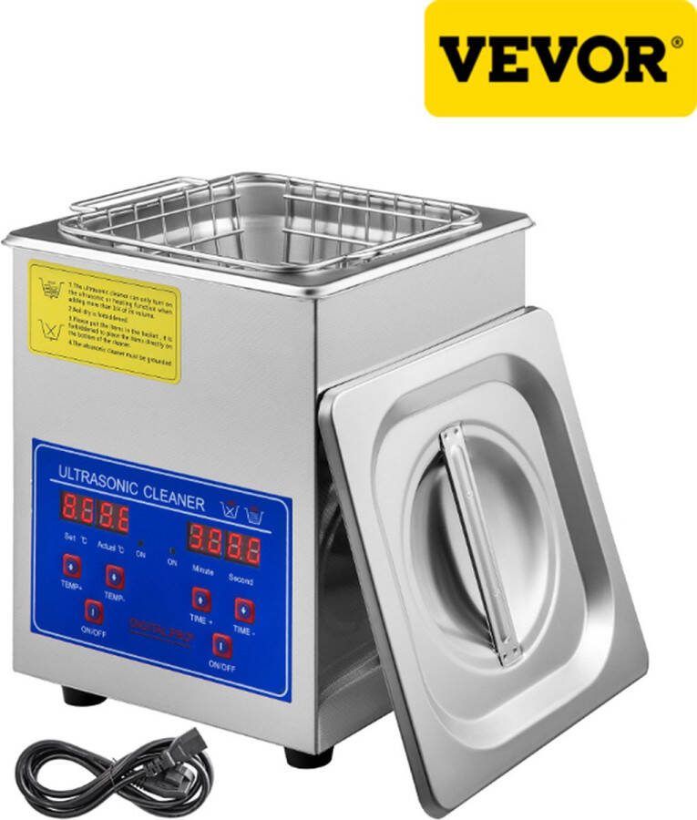 Vevor Ultrasoon Reiniger Hoge Kwaliteit Ultrasoon Reinigingsapparaat Ultrasoon Reiniger voor Brillen