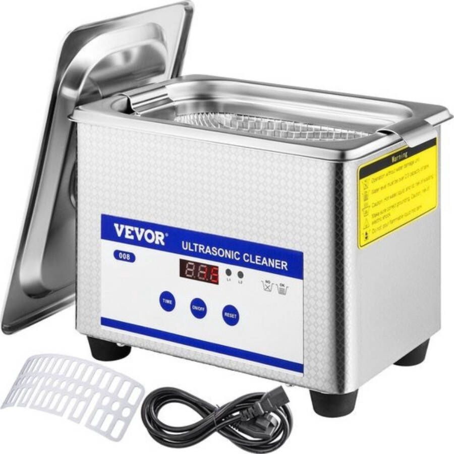 Vevor Ultrasoon Reiniger Ultrasoon Reinigingsapparaat Ultrasonic Cleaner Ultrasoon Reiniger Voor Brillen Brillenreiniger Ultrasoon Pedicure
