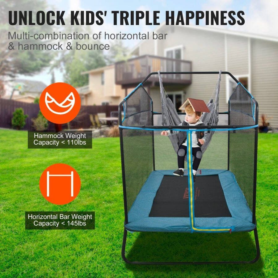 Vevor™ Vevor 72Inch 6ft Trampoline Voor Kinderen