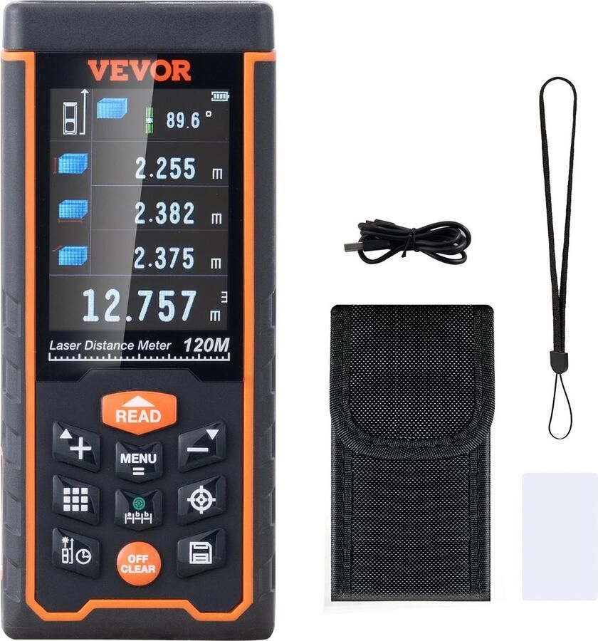 Vevor Lasermeter Laserafstandmeter Lasermeetgereedschap