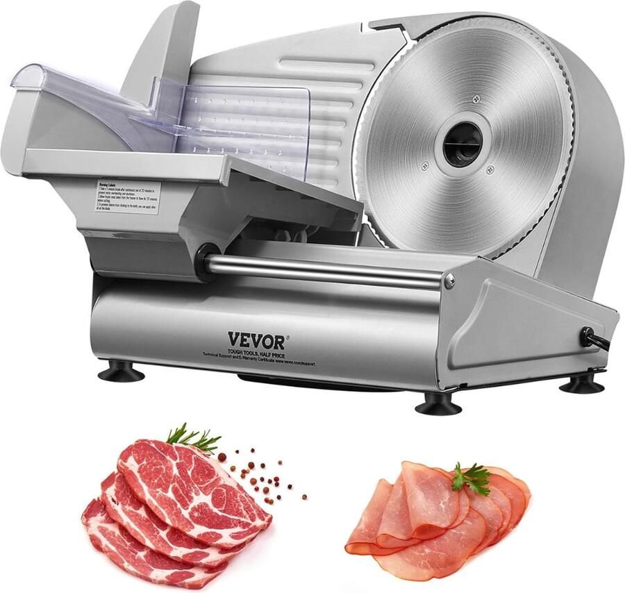 Vevor. VEVOR Vleessnijmachine Snijmachine Allessnijder Snijmachine Allessnijder Vleessnijmachine Voor Thuis Vlees Snijmachine