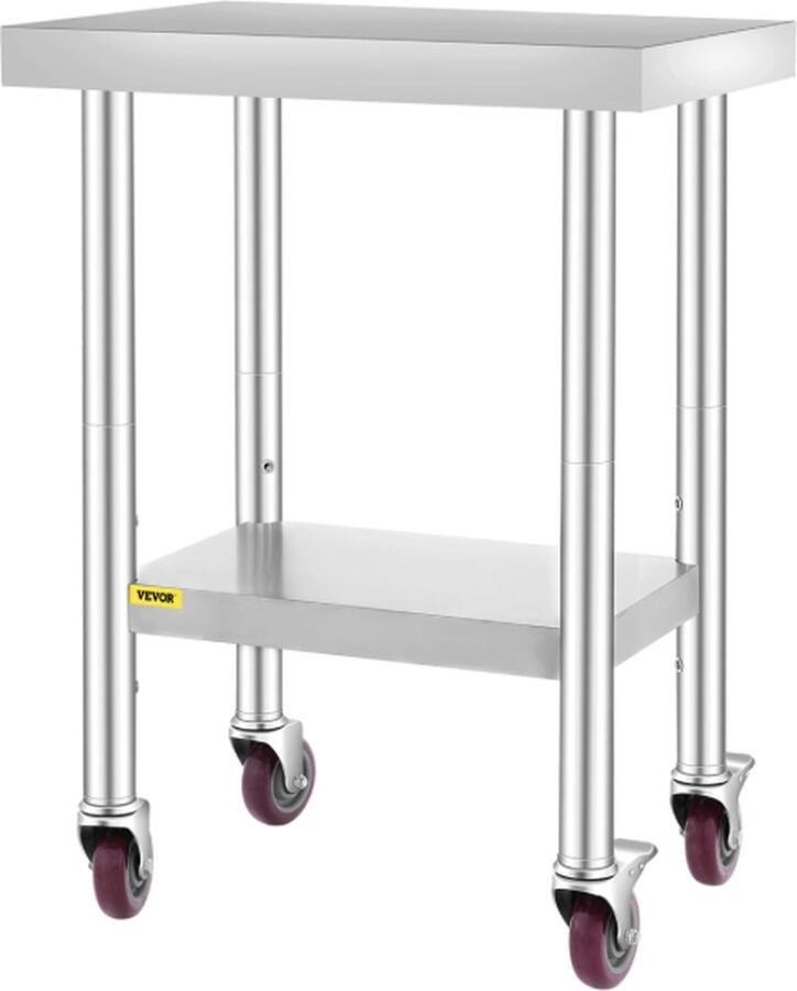 Vevor Werktafel Tafel Met Zwenkwielen Werktafel Werkbank