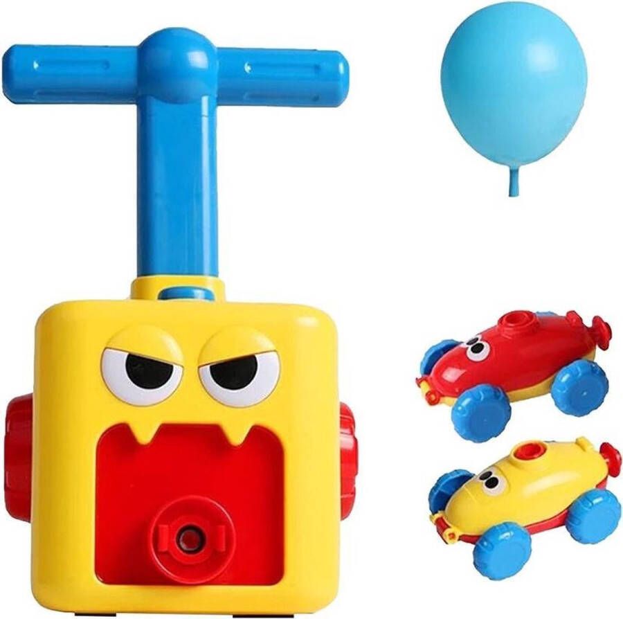 VG Deals Ballon Auto | Balloon Car | Interactief Speelgoed Auto | Educatief Speelgoed | Opblaasbaar Autospeelgoed | Speelgoed Pomp met Ballon | Blow up Toycar | Racewagen