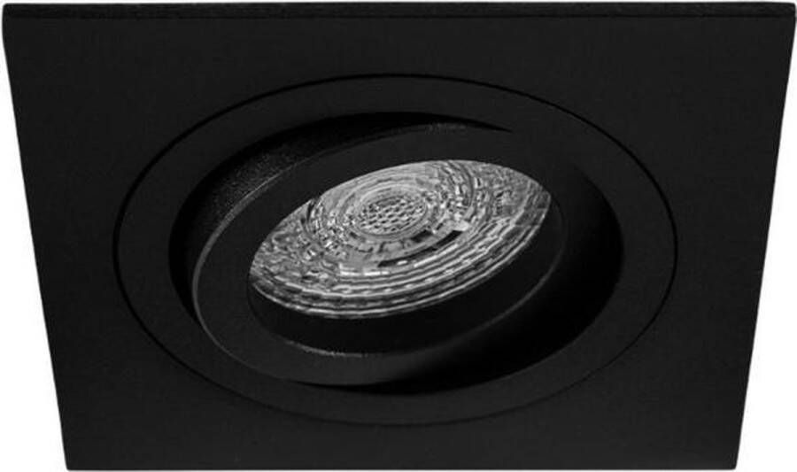 VHI Butler Square inbouwspot excl. MR16 mat structuur zwart