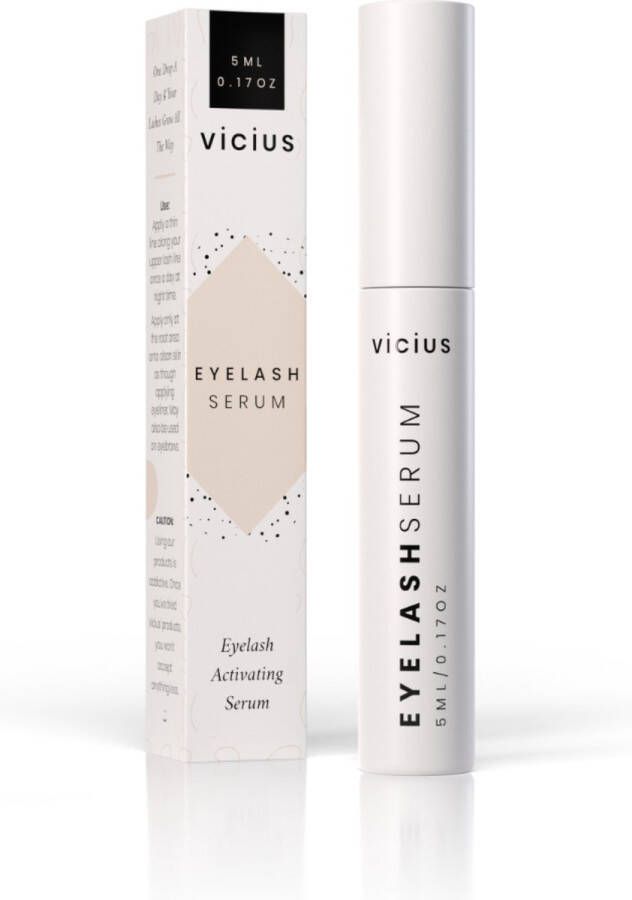 Vicius Wimperserum van Eyelash serum voor wimper groei Vollere en langere wimpers 5ML