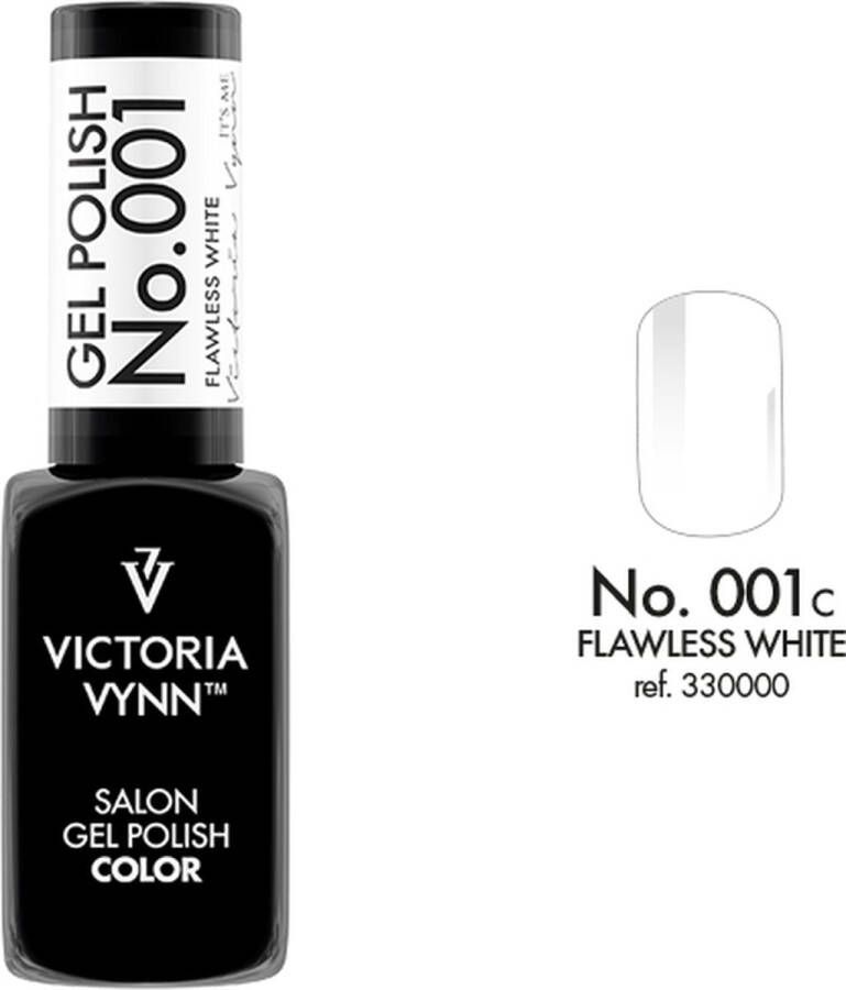 VICTORIA VYNN™ Victoria Vynn – Salon Gelpolish 001 Flawless White wit witte gel polish gellak nagels nagelverzorging nagelstyliste uv led nagelstylist callance