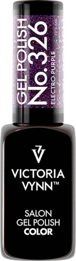 VICTORIA VYNN™ Victoria Vynn – Salon Gelpolish 326 Electro Purple Lakier (flash paars) reflecterende gel polish gellak reflect reflectie glitter nagels nagelverzorging nagelstyliste uv led nagelstylist callance