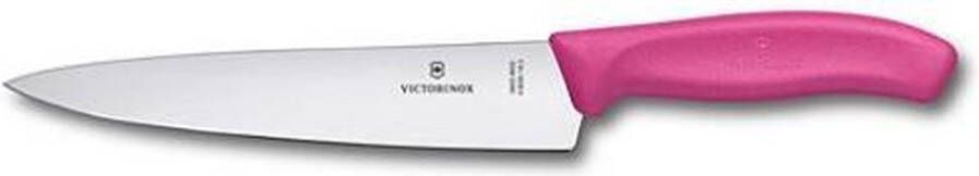 Victorinox Koksmes Swiss Classic rvs roze kunststof