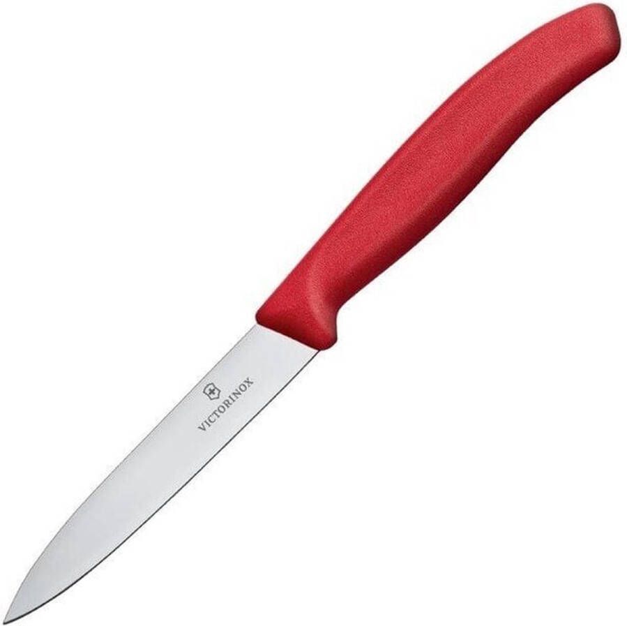 Victorinox schilmesje Office- groentemes rood lemmet 10 cm