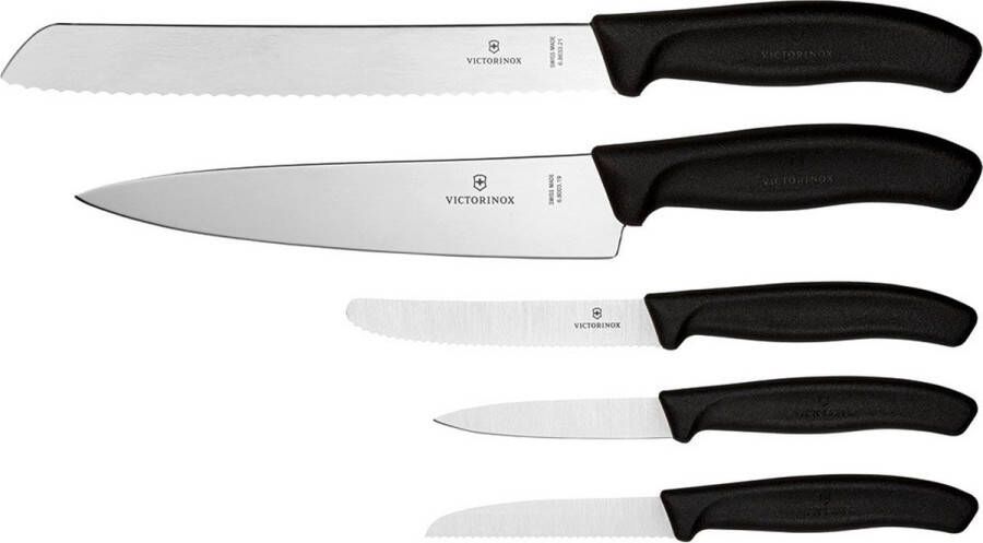 Victorinox Keukenset Messenset 5-delig RVS Lemmet Kunststof Heft