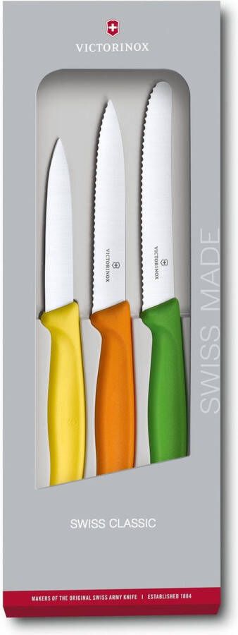 Victorinox Swiss Classic Keukenset 3-delig Multicolor RVS