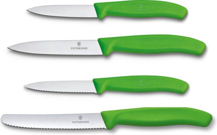 CE:BRAND Victorinox Swiss Classic Schilmessen Set 4 delig Groen