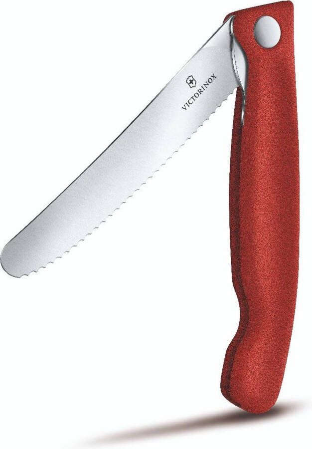 Victorinox Swiss Classic tomatenmes inklapbaar 11cm kartel rood