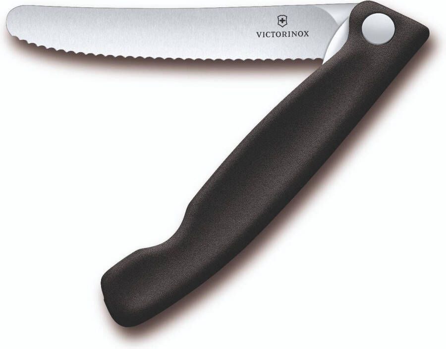 Victorinox Swiss Classic tomatenmes inklapbaar 11cm kartel zwart