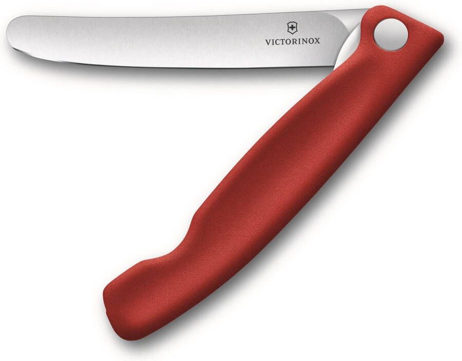 Victorinox Swiss Classic Inklapbaar Tomatenmes-schilmes 11cm Glad Rood