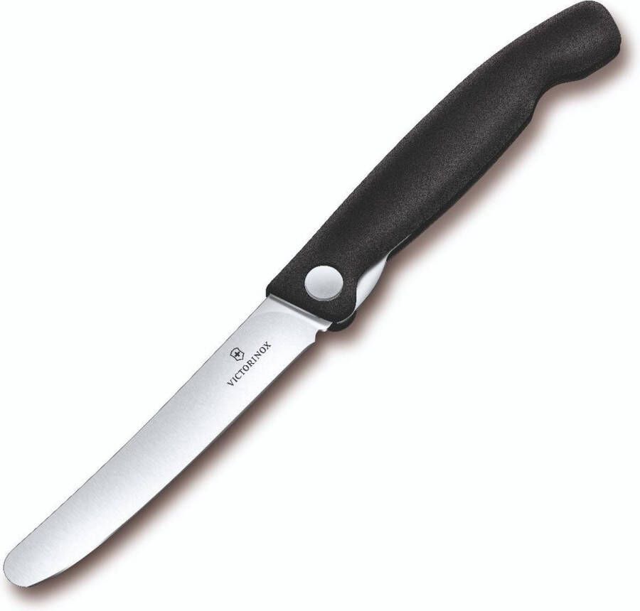 Victorinox Swiss Classic tomatenmes inklapbaar 11cm RVS zwart