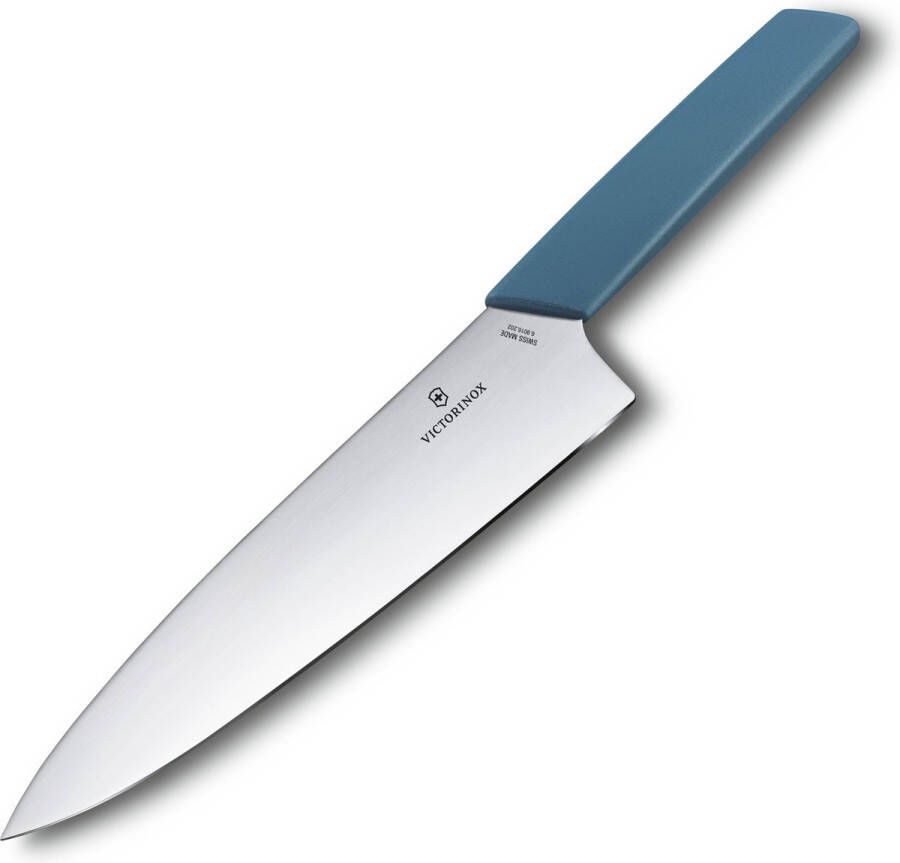 Victorinox Swiss Modern Koksmes 20cm RVS PP Kunststof Blauw