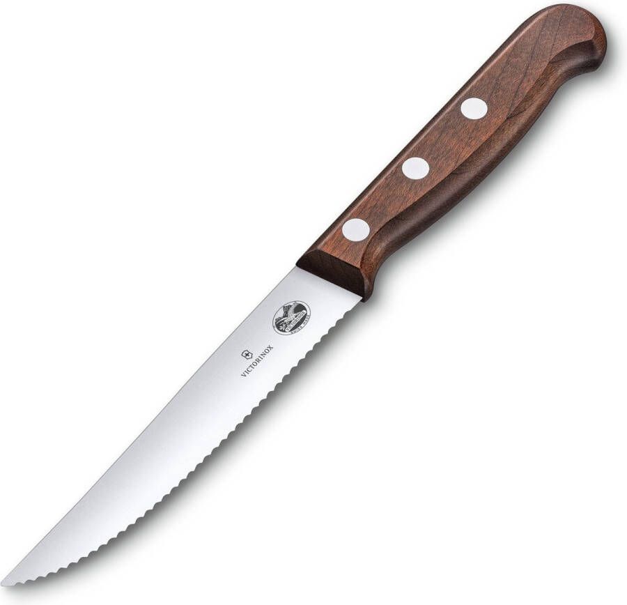 Victorinox Wood steakmessenset 2-delig 12cm kartel rvs esdoorn