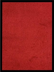 VidaLife Deurmat 60x80 cm rood