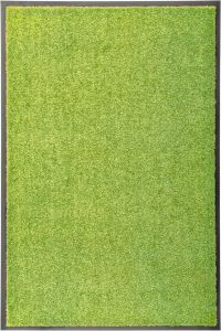 VidaLife Deurmat wasbaar 60x90 cm groen