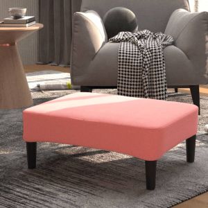 VidaLife Voetenbank 78x56x32 cm fluweel roze