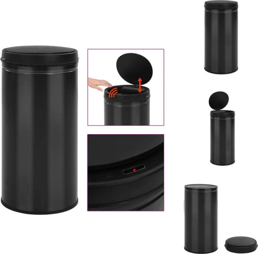 VidaXL Afvalsysteem 70 L Automatische Sensor Prullenbak
