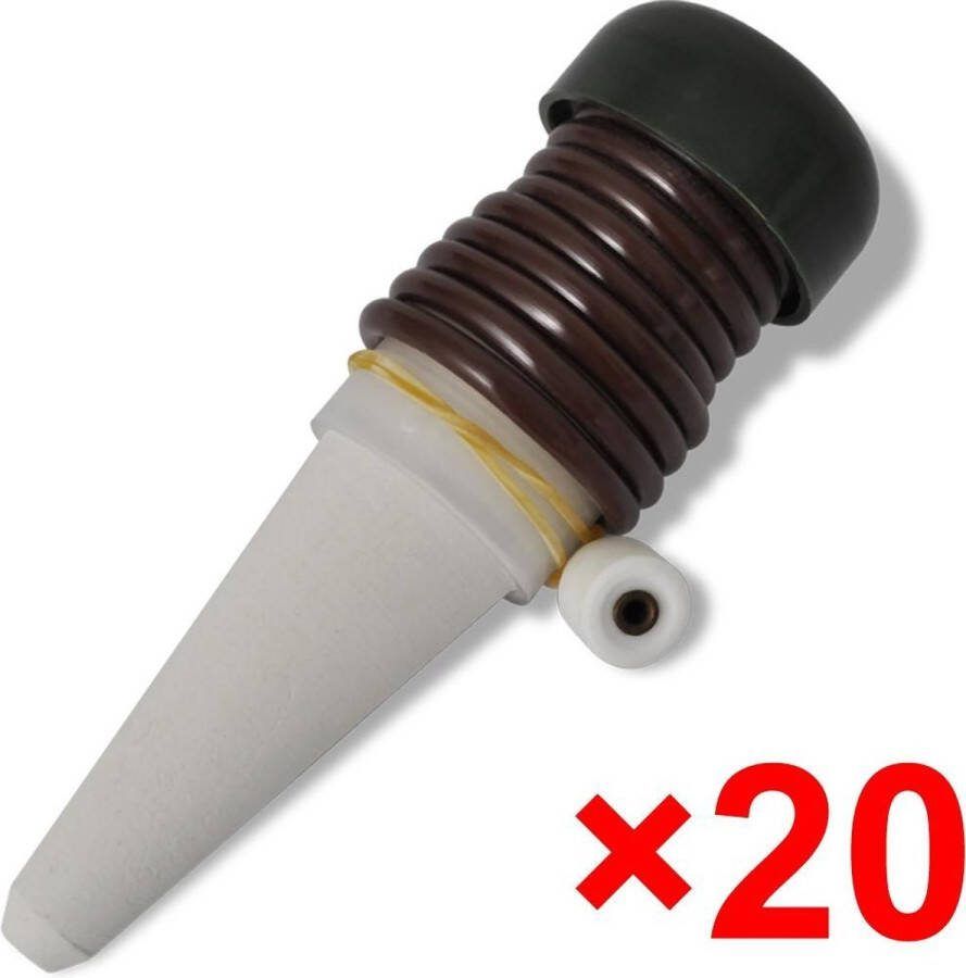 VidaXL Automatische planten druppelaar bewatering set 20 stuks
