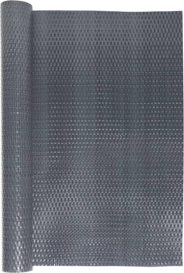 VidaXL Balkonscherm 1000x100 cm poly rattan antracietkleurig
