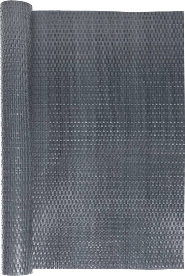 VidaXL Balkonscherm 1000x90 cm poly rattan antracietkleurig