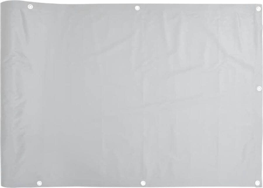 VidaXL Balkonscherm 1000x90 cm PVC grijs