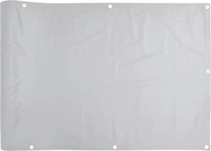 VidaXL Balkonscherm 600x90 cm PVC grijs