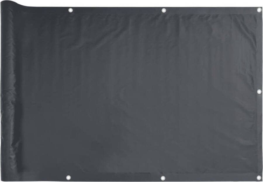 VidaXL Balkonscherm 700x90 cm PVC antracietkleurig