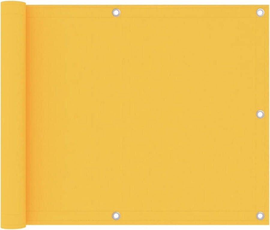 VidaXL -Balkonscherm-75x400-cm-oxford-stof-geel