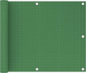 VidaXL Balkonscherm 75x600 Cm Hdpe Lichtgroen