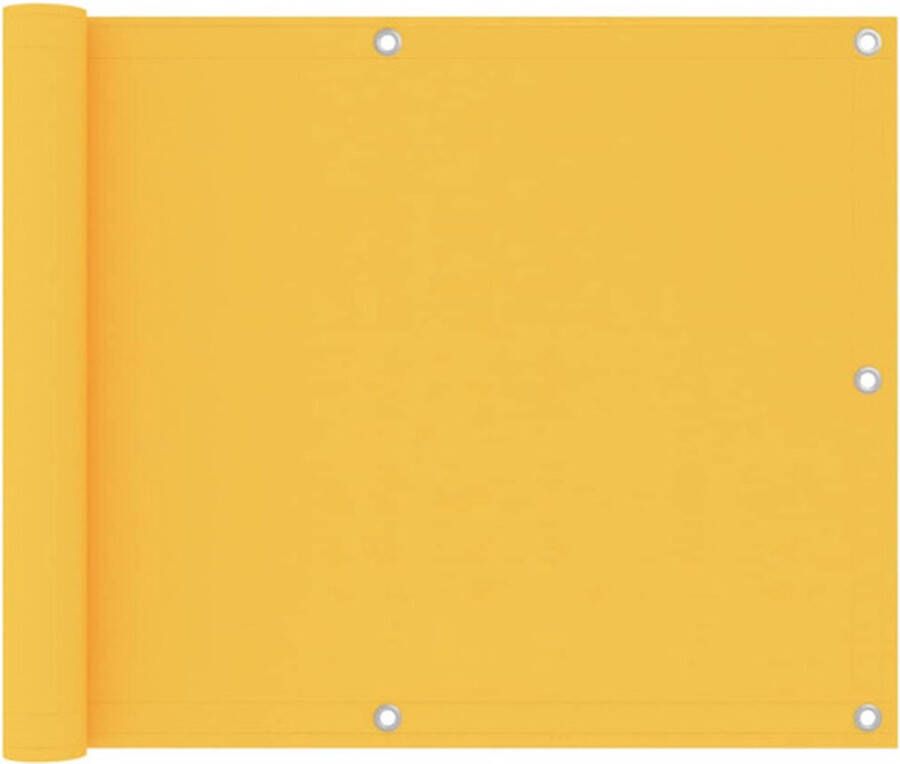 VidaXL -Balkonscherm-75x600-cm-oxford-stof-geel