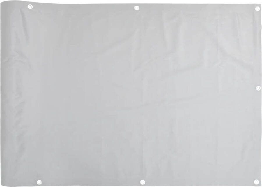 VidaXL Balkonscherm 800x90 cm PVC grijs