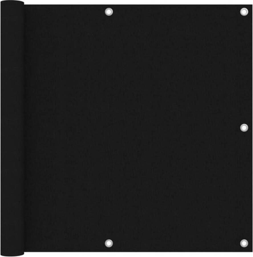 VidaXL -Balkonscherm-90x500-cm-oxford-stof-zwart