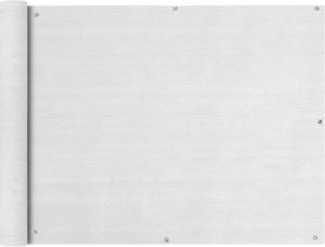 VidaXL Balkonscherm Hdpe 90x400 Cm Wit