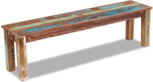 VidaXL Bank 160x35x46 cm massief gerecycled hout