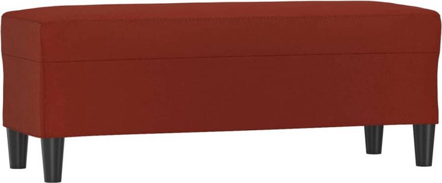 VidaXL -Bankje-100x35x41-cm-kunstleer-wijnrood