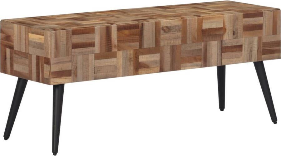 VidaXL Bankje 110x35x45 cm massief gerecycled teakhout